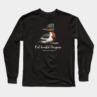 Red-breasted Merganser - The Bird Lover Collection Long Sleeve T-Shirt